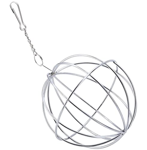 Kaninchenfuttermittelkugel Edelstahl Hanging Kugel Hasenscheibe -Spender für Meerschweinchen 8 cm Kaninchenfuttermittelkugel Edelstahl Hanging Kugel Hasenscheibe -Spender für Meerschweinchen 8 cm von HDBHSBE