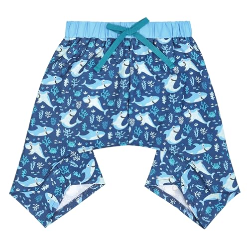 HDE Hunde-Badehose, hawaiianische Boardshorts, Strandpool, Badeanzug für XS bis XXL, blaue Haie, Größe XS HDE Hunde-Badehose, hawaiianische Boardshorts, Strandpool, Badeanzug für XS bis XXL, blaue Haie, Größe XS von HDE