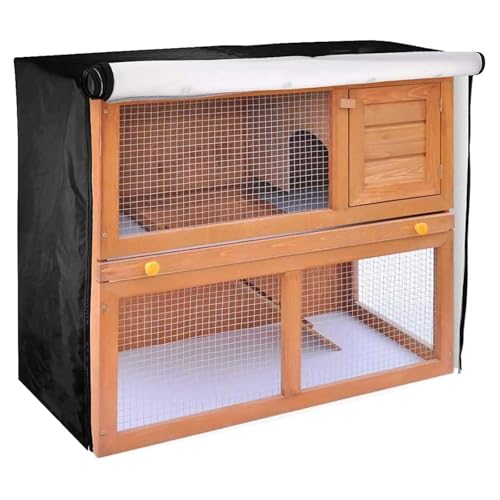 HDFGB Abdeckung für Kaninchenstall, universelle Doppelstallabdeckung, 121,9 cm, wasserdicht, thermische Käfigabdeckung, Kaninchenställe, Abdeckung für den Außenbereich, Kleintiere, Outdoor-Stile und HDFGB Abdeckung für Kaninchenstall, universelle Doppelstallabdeckung, 121,9 cm, wasserdicht, thermische Käfigabdeckung, Kaninchenställe, Abdeckung für den Außenbereich, Kleintiere, Outdoor-Stile und von HDFGB