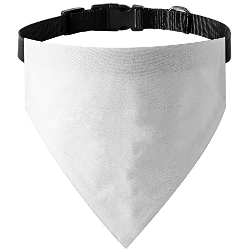 Blanko-Hundehalsband mit verstellbarer Schnalle, starker D-Ring für einfache Befestigung an der Leine, verstellbares Hundehalsband mit Schnellverschluss-Schnalle für kleine, mittelgroße und große Blanko-Hundehalsband mit verstellbarer Schnalle, starker D-Ring für einfache Befestigung an der Leine, verstellbares Hundehalsband mit Schnellverschluss-Schnalle für kleine, mittelgroße und große von HDGDT