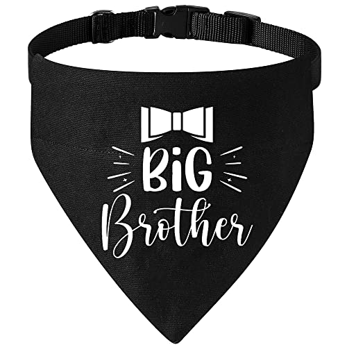 HDGDT Big Brother Hundehalstuch, Schwangerschaftsankündigung, Hundehalstuch, befestigtes Geschlecht, verstellbares Hundehalsband mit Schnellverschluss-Schnalle für Hunde und Katzen HDGDT Big Brother Hundehalstuch, Schwangerschaftsankündigung, Hundehalstuch, befestigtes Geschlecht, verstellbares Hundehalsband mit Schnellverschluss-Schnalle für Hunde und Katzen von HDGDT