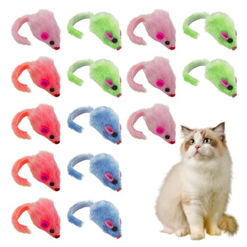 HDGSAFD 15 Lustige Katzenspielzeuge, Interessantes Plüsch-Katzen- Und Mausspielzeug, Kreatives Haustierspielzeug, Haustierbedarf HDGSAFD 15 Lustige Katzenspielzeuge, Interessantes Plüsch-Katzen- Und Mausspielzeug, Kreatives Haustierspielzeug, Haustierbedarf von HDGSAFD