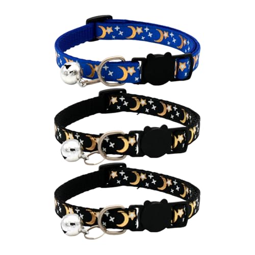 HDGSAFD 3 Xingyue Katzenhalsbänder, Bequeme Reflektierende Sicherheitsschnallenhalsbänder, Zubehör Für Haustierglocken, Geeignet Für Tägliche Spaziergänge Und Ausflüge Mit Haustieren. HDGSAFD 3 Xingyue Katzenhalsbänder, Bequeme Reflektierende Sicherheitsschnallenhalsbänder, Zubehör Für Haustierglocken, Geeignet Für Tägliche Spaziergänge Und Ausflüge Mit Haustieren. von HDGSAFD