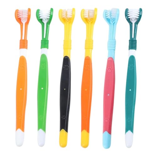HDGSAFD 6 Stück Dreiseitige Zahnbürste, Kinderzahnbürste, Mundreinigungsbürste, Zahnbürste Mit Weichen Borsten, Zahnreiniger, Tragbare Zahnbürste HDGSAFD 6 Stück Dreiseitige Zahnbürste, Kinderzahnbürste, Mundreinigungsbürste, Zahnbürste Mit Weichen Borsten, Zahnreiniger, Tragbare Zahnbürste von HDGSAFD