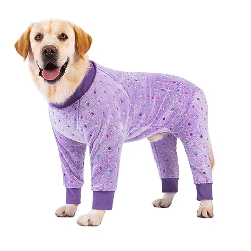 HDKUW Pullover für großen Hund, Genesungsanzug für große Hunde, Anti-Haarausfall, Einteiler für mittelgroße und große Hunde, lila, Größe 30# HDKUW Pullover für großen Hund, Genesungsanzug für große Hunde, Anti-Haarausfall, Einteiler für mittelgroße und große Hunde, lila, Größe 30# von HDKUW