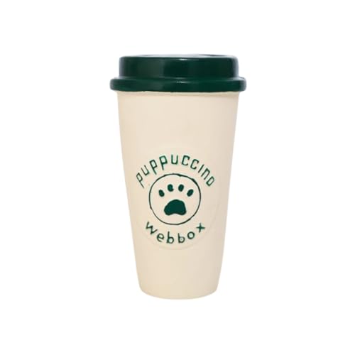 HDKUW Pups Kaffee Hundespielzeug Latte, lustige Kaffeetasse Hund Quietschspielzeug für Hund Geburtstag für kleine mittelgroße große Hunde D von HDKUW