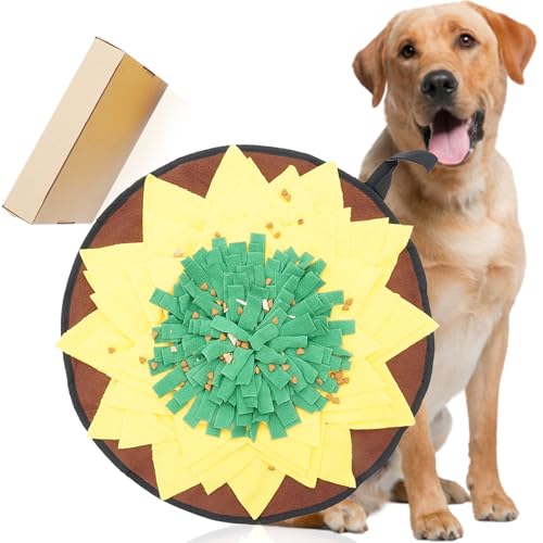 Schnüffelmatte Für Hunde schnüffelteppich Hundeschnüffeldecke, Hundeschnüffelmatte, Interaktives Hundespielzeug, Waschbare Trainingsmatten für alle Haustierrassen（50 * 50cm） von HDOELGP