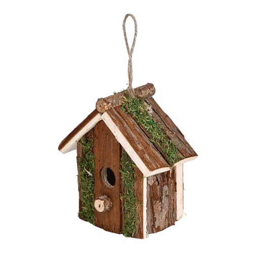 HDOYTXXM Schutzholzvogel Nist Box Handgefertigtes Vogelbüchse Nest House Für Kolibris Spatzen Schlecht Wetterresistent von HDOYTXXM