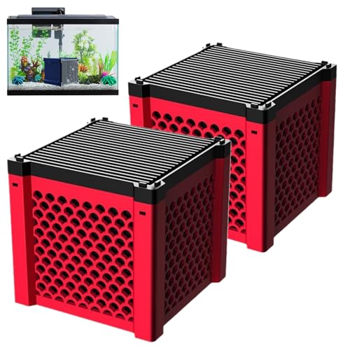 Aktivkohle Aquarium Wasserreiniger-Würfel, Filter Cube Aktivkohle Pferde, Aktivkohle Wasserfilter Würfel, Pferde-Wassertrog Purifier Cube Zur Reinigung Von Verunreinigungen und GerüChen (2 STK, Rot) Aktivkohle Aquarium Wasserreiniger-Würfel, Filter Cube Aktivkohle Pferde, Aktivkohle Wasserfilter Würfel, Pferde-Wassertrog Purifier Cube Zur Reinigung Von Verunreinigungen und GerüChen (2 STK, Rot) von HDQQEU
