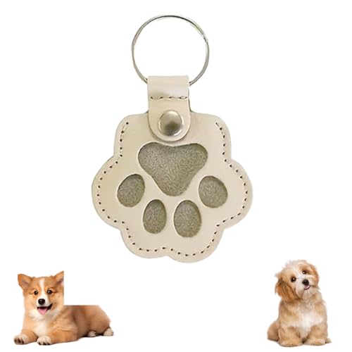 Cat Hair Keychain, Katzenhaar SchlüSselanhäNger, Transparent Acryl Cat Hair Storage Box Pendants, KatzenanhäNger Katze Schlüsselanhänger, Pet Haar Erinnerungsbox Zum Aufsammeln Tierhaaren (#08) von HDQQEU
