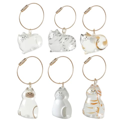 Cat Hair Keychain, Katzenhaar SchlüSselanhäNger, Transparent Acryl Cat Hair Storage Box Pendants, KatzenanhäNger Katze Schlüsselanhänger, Pet Haar Erinnerungsbox Zum Aufsammeln Tierhaaren (6 STK) Cat Hair Keychain, Katzenhaar SchlüSselanhäNger, Transparent Acryl Cat Hair Storage Box Pendants, KatzenanhäNger Katze Schlüsselanhänger, Pet Haar Erinnerungsbox Zum Aufsammeln Tierhaaren (6 STK) von HDQQEU