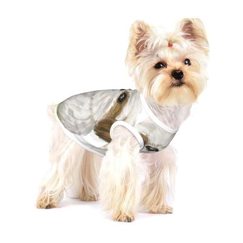 Moe Shih Tzu Hund süß,Ärmelloses Haustier-T-Shirt aus Baumwolle, weich, dehnbar, atmungsaktive Weste für Welpen,L Moe Shih Tzu Hund süß,Ärmelloses Haustier-T-Shirt aus Baumwolle, weich, dehnbar, atmungsaktive Weste für Welpen,L von HDTVTV