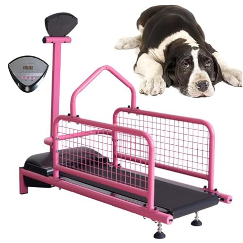 Dog Training Band for Small/ Medium/Large Dogs, Pet Fitness Treadmill with LCD Screen, Slat Treadmill for Dogs to Stay Active and Fit,Dog Treadmill,1-6 km/h Adjustable, Supports Up to 176 lbs / 80kg Dog Training Band for Small/ Medium/Large Dogs, Pet Fitness Treadmill with LCD Screen, Slat Treadmill for Dogs to Stay Active and Fit,Dog Treadmill,1-6 km/h Adjustable, Supports Up to 176 lbs / 80kg von HDaspijh