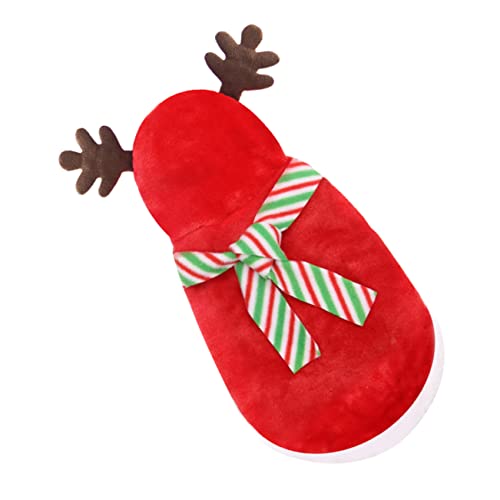 HEALEEP Weihnachtskostüm Für Haustiere Weihnachtskleidung Für Haustiere Hundeanzug-Set Haustierkleidung Exquisites Weihnachtsmann-Thema Für Hunde von HEALEEP