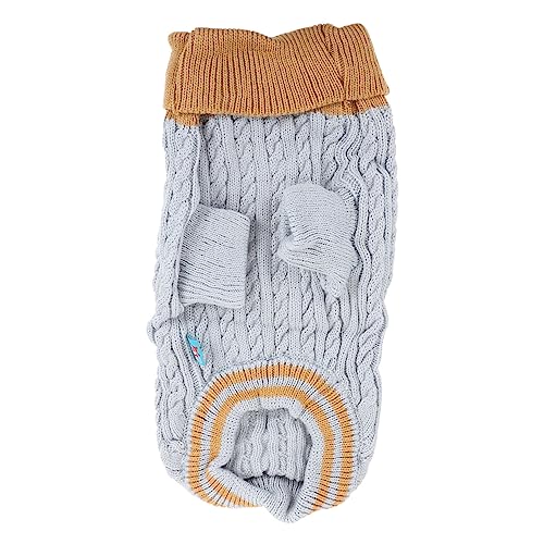 HEALEEP 1stk Kleidung Für Haustiere Mops-Sweatshirt Hunde-Weihnachts-Outfit Mops-Pullover Strickwaren Winter Hundekleidung Winterjacke Für Hunde Welpenmantel Gestrick Kleider Gezeitenmarke von HEALEEP