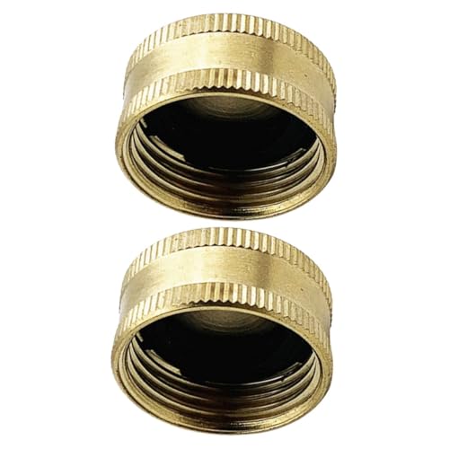 HEALEEP 2 Stück Schlauchendkappe Spule Wasserschlauchabdeckungen für draußen Aufhänger gartenschlauch zubehör Schlauch Endkappe gartenschlauch Kappe Endkappe für Schlauch Messing Golden HEALEEP 2 Stück Schlauchendkappe Spule Wasserschlauchabdeckungen für draußen Aufhänger gartenschlauch zubehör Schlauch Endkappe gartenschlauch Kappe Endkappe für Schlauch Messing Golden von HEALEEP