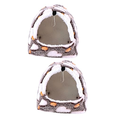 HEALEEP 2st Hängematte Für Hamster Wandhalterung Hängematte Für Kleine Haustiere Hasenspielzeug Haustier Bettwäsche Guinea Schlafsack Flanell Baumwolle Eichhörnchen von HEALEEP