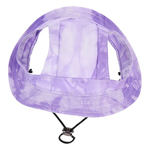 HEALEEP 2st Haustier-baseballmütze Baumwolldekor Sonnenkappen Baseballmützen Für Haustiere Mexikanische Hüte Outdoor- Hut Violett Großer Hund Baumwolle Hündchen änner Und Frauen von HEALEEP