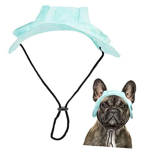 HEALEEP 4 Stück Haustier-Baseballmütze tiermütze hundemantel Hundehütte Mantel für Hunde Haustier Hund Strohhut Hut mit breiter Krempe Hündchen änner und Frauen schmücken Baumwolle von HEALEEP