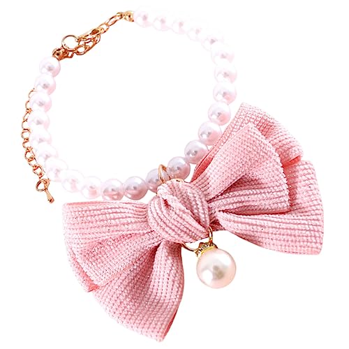 HEALEEP Halsband Katze Halskette Tragbare Welpen Halsband Entzückende Kätzchen Schmuck Festliche Haustier Zubehör von HEALEEP