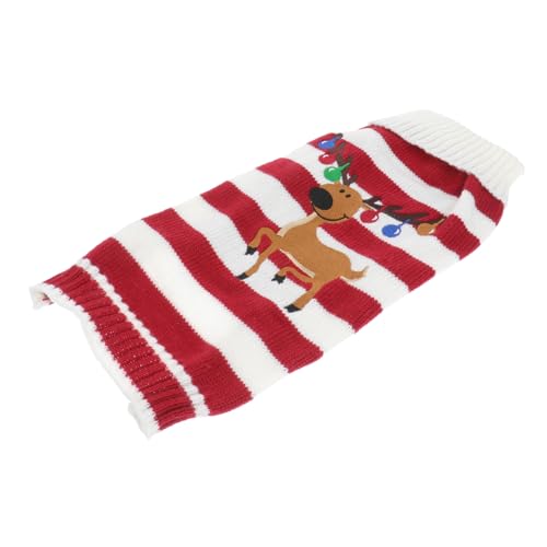 HEALEEP Hund Weihnachtspyjama Feiertags-Hundepullover Rentier-Hundepullover Welpen-Weihnachtskostü ädchen-Outfit Kleid für ädchen Weihnachtspullover Kleidung Kleider Halloween Haustier HEALEEP Hund Weihnachtspyjama Feiertags-Hundepullover Rentier-Hundepullover Welpen-Weihnachtskostü ädchen-Outfit Kleid für ädchen Weihnachtspullover Kleidung Kleider Halloween Haustier von HEALEEP