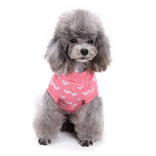HEALEEP Hundepullover Warmer Hund Pullover Mit Rundhalsausschnitt Leichtere Hundebekleidung Welpen-Overall Katzenpullover Welpenkleidung Winterpullover Haustier Geschenk HEALEEP Hundepullover Warmer Hund Pullover Mit Rundhalsausschnitt Leichtere Hundebekleidung Welpen-Overall Katzenpullover Welpenkleidung Winterpullover Haustier Geschenk von HEALEEP