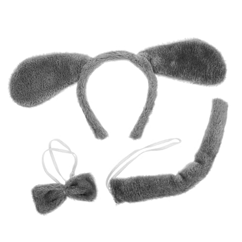 HEALEEP Plüsch Hundekostüm mit Welpen Ohren Stirnband und Fliege Weicher Langlebiger Kopfschmuck für Party Bühne Cosplay und Fasching HEALEEP Plüsch Hundekostüm mit Welpen Ohren Stirnband und Fliege Weicher Langlebiger Kopfschmuck für Party Bühne Cosplay und Fasching von HEALEEP
