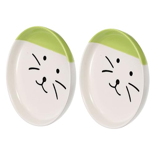 HEALLILY 2stücke Keramik Katzenfutterteller Flach Haustier Katzennapf Teller Für Täglichen Gebrauch Wiederverwendbare Pet Bowl Waschbar Tiernahrung Gericht Für Katze HEALLILY 2stücke Keramik Katzenfutterteller Flach Haustier Katzennapf Teller Für Täglichen Gebrauch Wiederverwendbare Pet Bowl Waschbar Tiernahrung Gericht Für Katze von HEALLILY