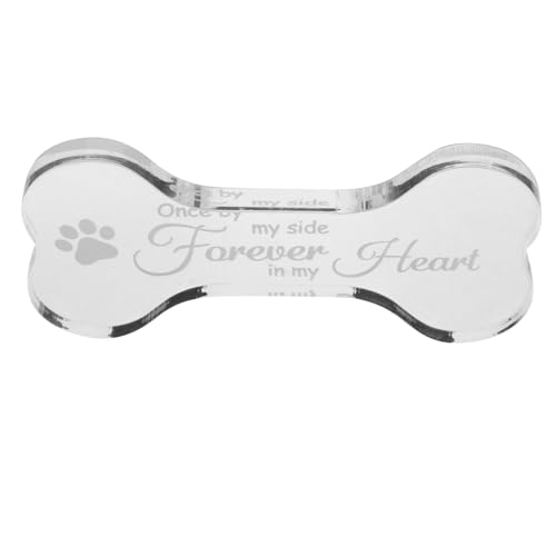 HEALLILY Haustier-Gedenktafel in Form eines Tributs, für Hundegräber, Geschenk, Haustier-Beerdigungszubehör, Gedenk-Souvenir HEALLILY Haustier-Gedenktafel in Form eines Tributs, für Hundegräber, Geschenk, Haustier-Beerdigungszubehör, Gedenk-Souvenir von HEALLILY