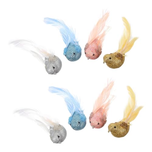 HEALLILY Realistische Schaumstoff-Vogel-Ornamente für Heimdekoration, Baumschmuck, Vögel für saisonale Displays, Schlafzimmer, Wohnzimmer, leicht, einfach zu arrangieren, 8 Stück HEALLILY Realistische Schaumstoff-Vogel-Ornamente für Heimdekoration, Baumschmuck, Vögel für saisonale Displays, Schlafzimmer, Wohnzimmer, leicht, einfach zu arrangieren, 8 Stück von HEALLILY