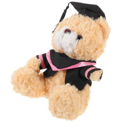 HEALSOPTHY Graduation Bär Plüsch Spielzeug Für Abschlussfeiern Niedlicher Cartoon Bär Mit Doktorhut Zur Graduierung Für Freunde Und Familie von HEALSOPTHY