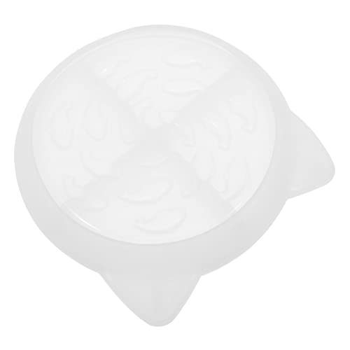 HEALSOPTHY Silikonform für Haustiernapf DIY Kreativset Flexible Leicht zu Reinigende Schüsselform für Katzen Hundebesitzer zur Herstellung Individueller Fressnäpfe und Trinkschalen von HEALSOPTHY