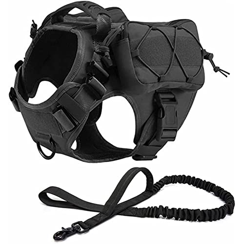 Taktischer Hundegurt Mit Patch Und Bungee Leine,Hochwertiger Brustgurt Für Training Und Outdoor-Aktivitäten, Verstellbar Atmungsaktiv Und Bequem Für Ihren Hund Taktischer Hundegurt Mit Patch Und Bungee Leine,Hochwertiger Brustgurt Für Training Und Outdoor-Aktivitäten, Verstellbar Atmungsaktiv Und Bequem Für Ihren Hund von HEARSO