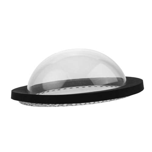 HEATSHAKING 1 Satz Schwimmender Futterring mit Kuppel für Aquarien Stabiler Isolation Ring für Wasserpflanzen Vielseitig Einsetzbar für Fischfutter und Pflanzenpflege im Aquarium mit Schwarzem von HEATSHAKING