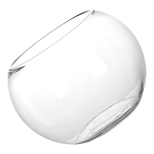 HEATSHAKING Runder Klarer Fischtank Transparentes Aquarium für Goldfische Vielseitig Einsetzbar für Büro Wohnzimmer Garten oder Hochzeiten Design für Jede Umgebung von HEATSHAKING