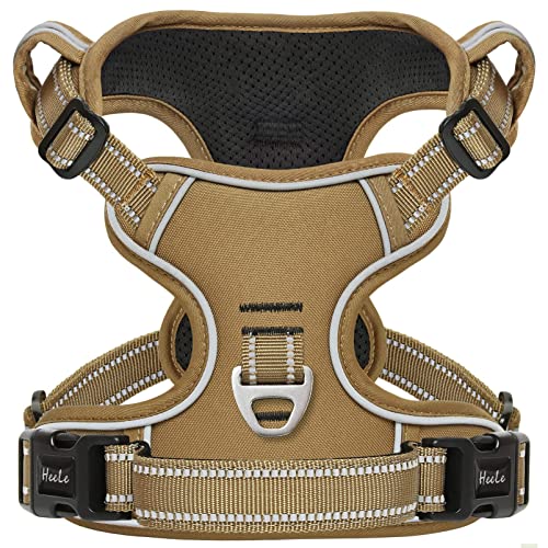 HEELE Hundegeschirr, Hundegeschirr Welpen Verstellbar Geschirr Hund Brustgeschirr Reflektierend Atmungsaktiv Hundegeschirr für Kleine Mittlegroße Hunde, Braun, XS HEELE Hundegeschirr, Hundegeschirr Welpen Verstellbar Geschirr Hund Brustgeschirr Reflektierend Atmungsaktiv Hundegeschirr für Kleine Mittlegroße Hunde, Braun, XS von HEELE