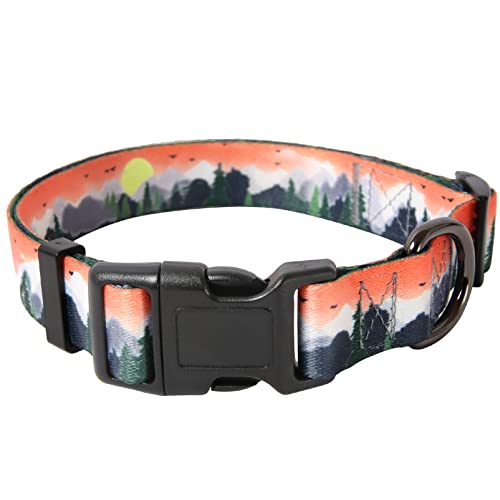 HEELE Hundehalsband, Hunde Halsband für Welpen Kleine Mittlere Große Hunde, Gemustertes Hundehalsbänder Verstellbares, Komfort, Robustem HundeHalsband, Sonnenaufgang, XS HEELE Hundehalsband, Hunde Halsband für Welpen Kleine Mittlere Große Hunde, Gemustertes Hundehalsbänder Verstellbares, Komfort, Robustem HundeHalsband, Sonnenaufgang, XS von HEELE