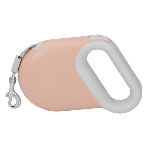 16.4ft Einziehbares Hundeleine, Einstellbare Weiche Griffgriff Teleskopsteuerungs -Traktor -Hundeband Haustier Leine für Haustiere Im Freien Gehen (PINK) von HEEPDD