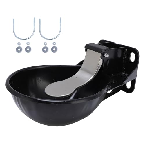 Automatische Viehbewässerungsschale aus verdicktem Stahl, Tier-Trinkschale, Wasserspender für Schafe, Ziegen, Pferde, Rinder, Bauernhof-Werkzeug von HEEPDD