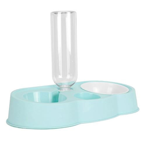 Futternapf-Set, Doppelnapf mit automatischem Wasserspender, stabiles und rutschfestes Design, für Katzen und kleine Hunde, bietet bequeme und hygienische Fütterungslösung von HEEPDD