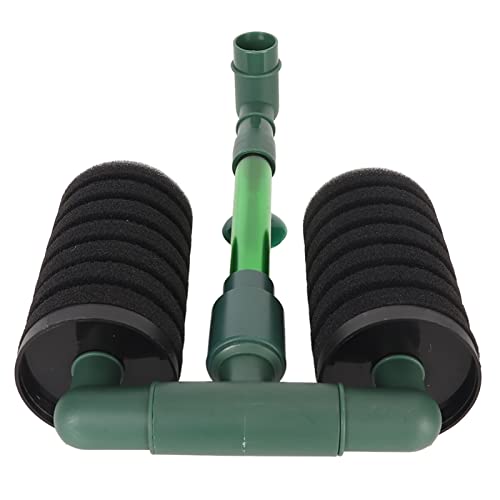 HEEPDD Aquarium-Schwammfilter, Starker Saugnapf, Dual-Bio-Schwammfilter, Leise, Professionell für Aquarien (QS 100A) von HEEPDD