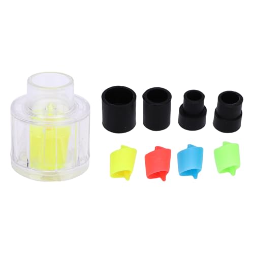 HEEPDD Aquariumwellenhersteller, Aquarium Power Head Wave Maker mit Nachtlichtdesign für Süßwasser -Marine -Rifffischglasglas (L) von HEEPDD