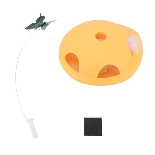 HEEPDD Automatisches Electric Cat Toy, Necke Cat Interactive Kätzchenspielzeug mit Rotierender Strecke Flatterner Federstab für Innenpetspiel -Spielübung HEEPDD Automatisches Electric Cat Toy, Necke Cat Interactive Kätzchenspielzeug mit Rotierender Strecke Flatterner Federstab für Innenpetspiel -Spielübung von HEEPDD