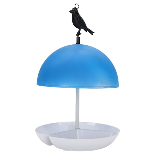 HEEPDD Bird Feeder Bluebird Buffet Bird Feeder Abs Pilzform Regensicheres Kuppel Top Bird Feeder Tablett für Garten Im Freien Im Freien von HEEPDD