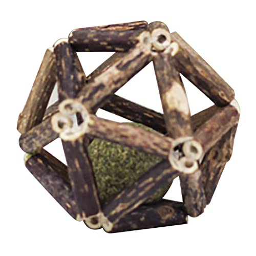 HEEPDD Catnip Wooden Ball, Silvervine Stick Teeth Knirschen Verbessert den Appetit Cat Chew Catnip Ball Cat Chew Catnip Ball für Katzen HEEPDD Catnip Wooden Ball, Silvervine Stick Teeth Knirschen Verbessert den Appetit Cat Chew Catnip Ball Cat Chew Catnip Ball für Katzen von HEEPDD