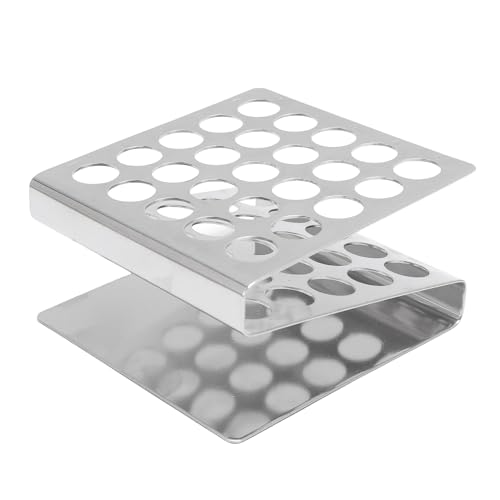 HEEPDD Edelstahl -Testrohrregal, Röhrchen Racks 25 Löcher Laborgrad Tragbar HEEPDD Edelstahl -Testrohrregal, Röhrchen Racks 25 Löcher Laborgrad Tragbar von HEEPDD
