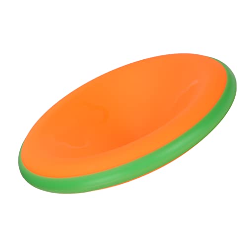 HEEPDD Fliegendes Hundespielzeug Leichter Wassernapf Frisbee mit Konkavem Design FüR Hunde Im Freien, Spaß auf Dem Rasen (Orange) von HEEPDD