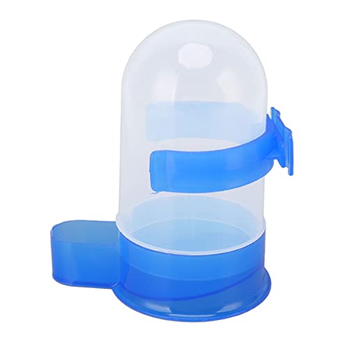 Große Kapazität, Sicherer Kunststoff-Tauben-Wasserspender, Taubenfutterspender für Käfig (Blau klein) von HEEPDD