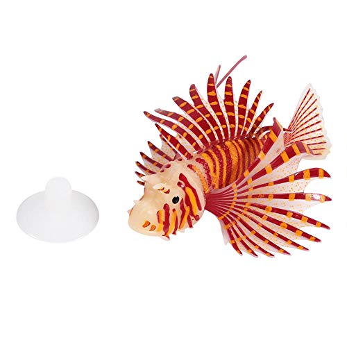 Künstliche leuchtend Löwefische leuchtend Gefälschte Fische Aquarium Landschaft Ausschmückung Glühen Simulation Tier (rot) Künstliche leuchtend Löwefische leuchtend Gefälschte Fische Aquarium Landschaft Ausschmückung Glühen Simulation Tier (rot) von HEEPDD