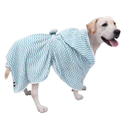 HEEPDD Haustier-Badetuch, Mikrofaser, Hundereinigung und -Pflege, Schnell Trocknend, Hundezubehör (XS) von HEEPDD